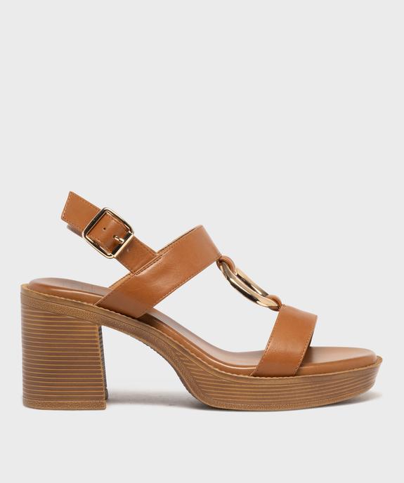 Sandales à talon haut, patin et bijou de pied femme - Follow Me vue1 - FOLLOW ME - GEMO