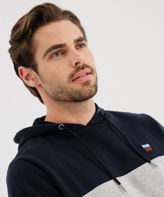 Sweat à capuche bicolore homme - Tokyo Laundry vue4 - TOKYO LAUNDRY - GEMO