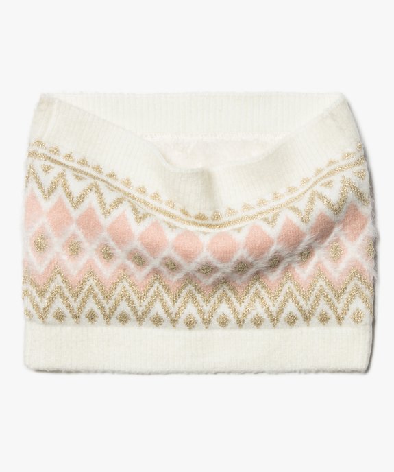 Echarpe fille forme snood à motifs pailletés vue1 - GEMO (ENFANT) - GEMO