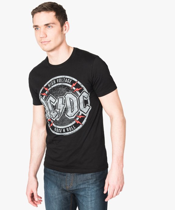 Tee-shirt à manches courtes AC/DC vue1 - GEMO (HOMME) - GEMO
