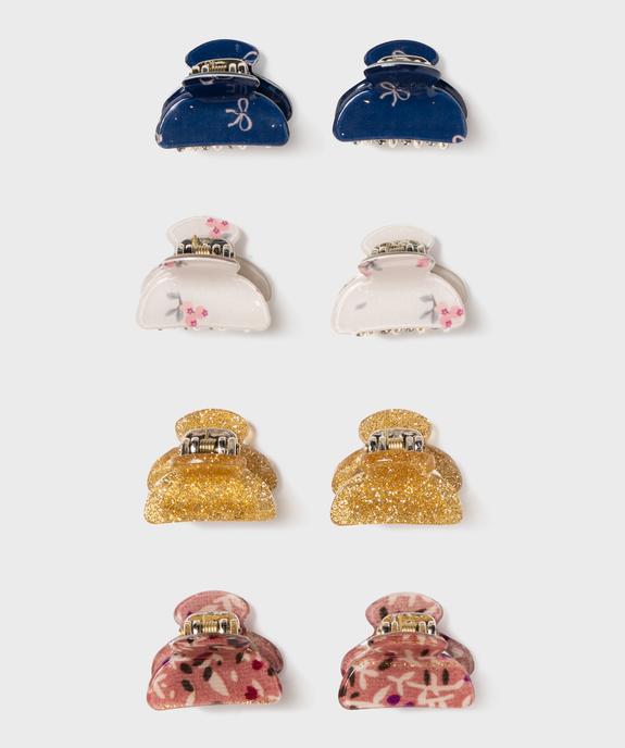 Pinces crabes pour les cheveux fille (lot de 8) vue1 - GEMO (ACCESS) - GEMO