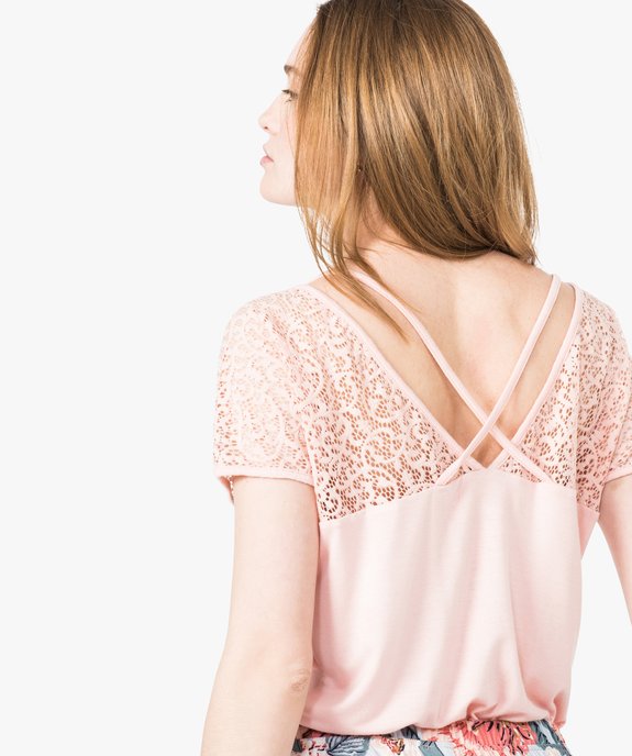 Pyjama 2 pièces fluide à pantalon imprimé vue2 - GEMO(HOMWR FEM) - GEMO