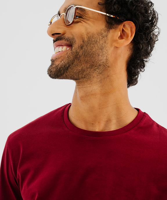Tee-shirt à manches courtes et col rond homme vue2 - GEMO 4G HOMME - GEMO