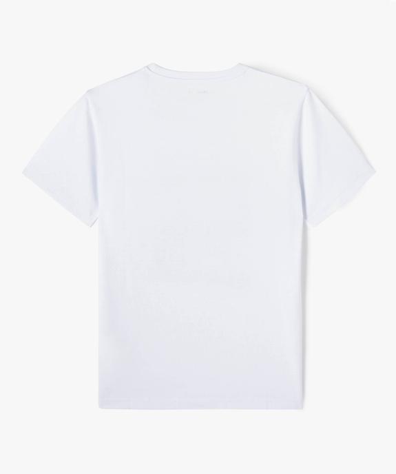 Tee-shirt à manches courtes imprimé garçon vue4 - GEMO 4G GARCON - GEMO