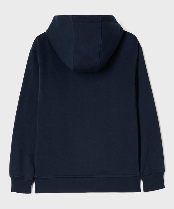 Sweat zippé à capuche garçon vue3 - GEMO (JUNIOR) - GEMO