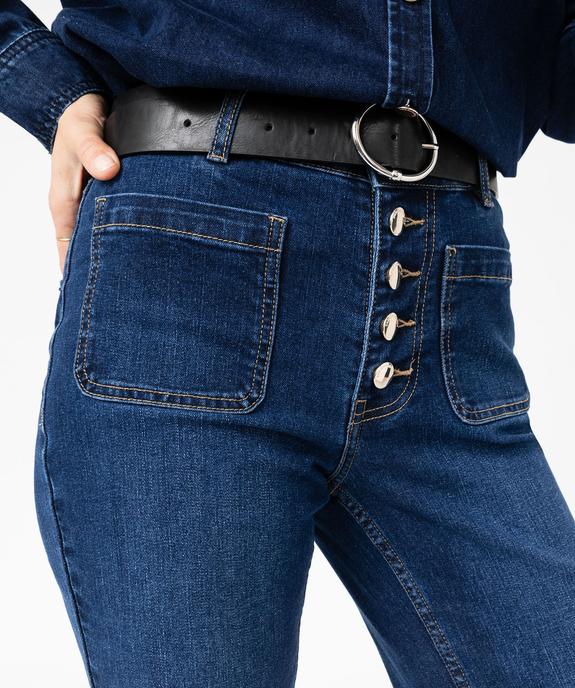 Jean flare taille haute femme - LuluCastagnette vue6 - LULU CASTAGNETT - GEMO