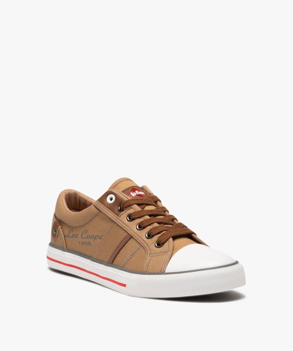 Baskets homme en toile délavée – Lee Cooper vue2 - LEE COOPER - GEMO