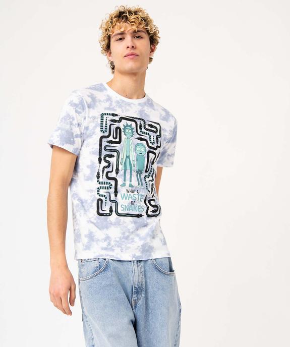 Tee-shirt homme à manches courtes imprimé - Rick & Morty vue1 - RICK ET MORTY - GEMO