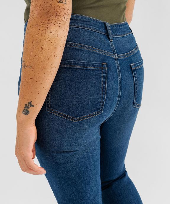 Jean straight taille normale en coton stretch femme grande taille vue4 - GEMO 4G GT - GEMO