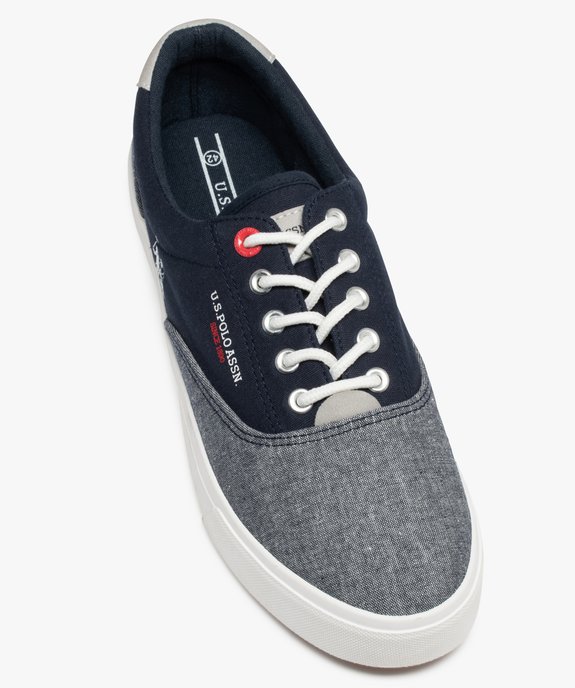 Baskets homme en toile bicolores – US Polo Assn vue5 - US POLO - GEMO
