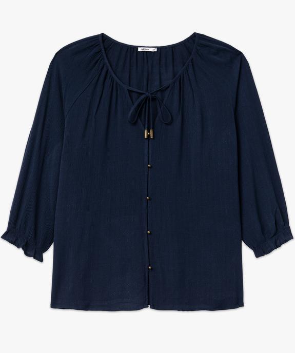 Chemise à manches 3/4 femme vue4 - GEMO(FEMME PAP) - GEMO
