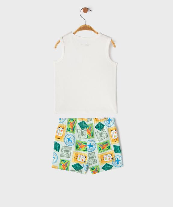 Ensemble 2 pièces bébé garçon - Débardeur et short vue4 - GEMO 4G BEBE - GEMO