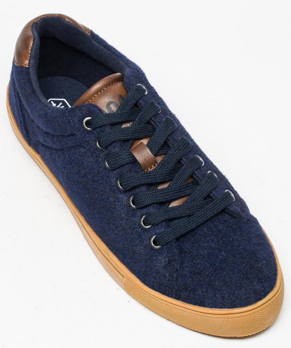 Basket homme en toile chaude vue5 - GEMO (CASUAL) - GEMO