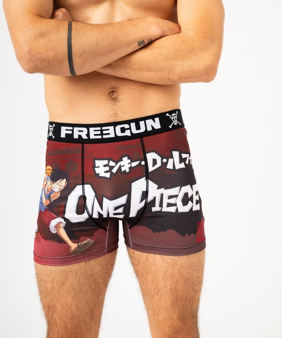 Boxer homme microfibre imprimé One Piece - Freegun vue4 - FREEGUN - GEMO