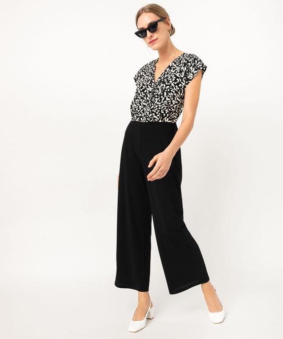 Combinaison pantalon 7/8e sans manches fluide femme vue2 - GEMO(FEMME PAP) - GEMO
