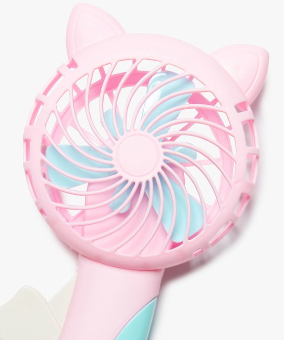 Ventilateur manuel à oreilles de chat vue2 - GEMO (ENFANT) - GEMO