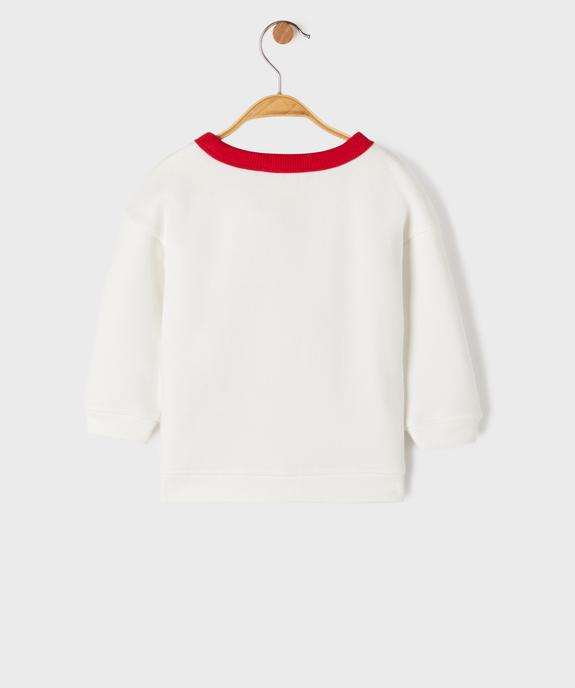 Sweat en molleton douillet bébé garçon - LuluCastagnette vue3 - LULU CASTAGNETTE GEMO FOR GOOD - GEMO