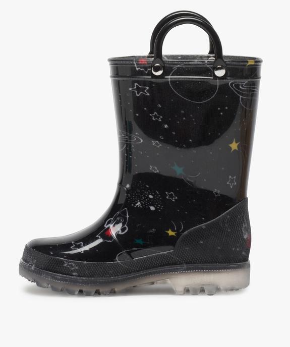 Bottes de pluie garçon avec motifs de l’espace vue3 - GEMO (ENFANT) - GEMO