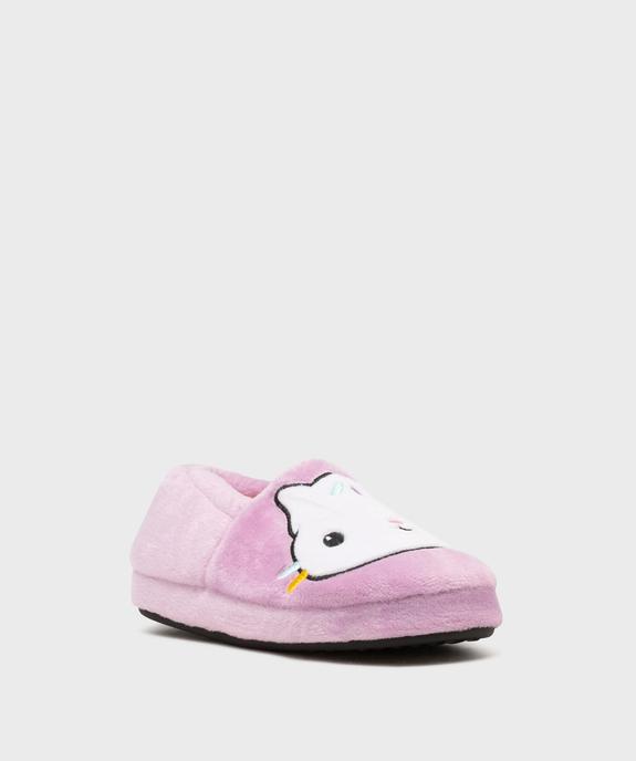 Chaussons fille pantoufles moelleuses imprimées fille - Gaby et la Maison magique vue2 - GABBY - GEMO