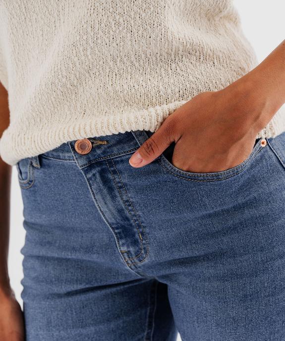 Jean Regular taille haute femme vue7 - GEMO(FEMME PAP) - GEMO