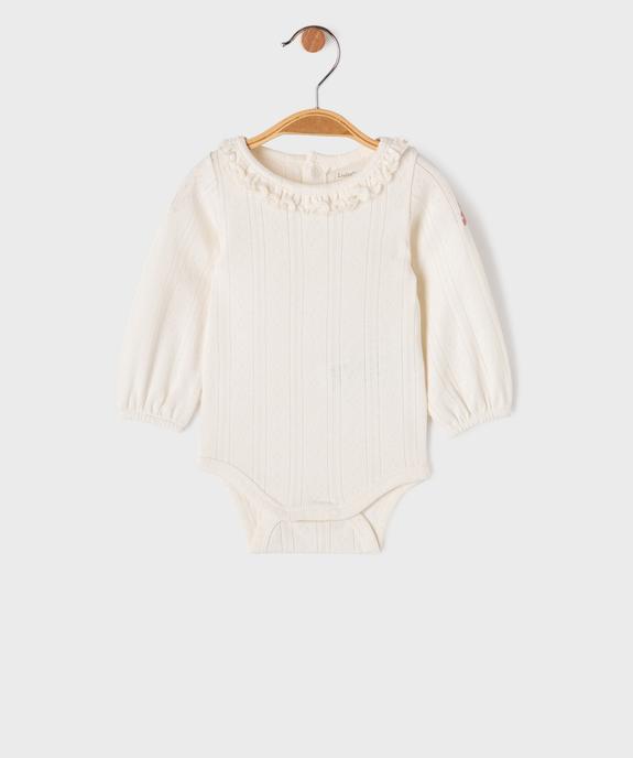 Ensemble 2 pièces salopette et body bébé fille - LuluCastagnette vue4 - LULUCASTAGNETTE - GEMO