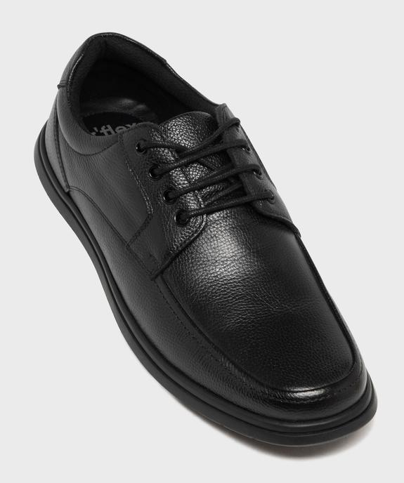 Derbies confort en cuir homme - G'Flex vue5 - G'FLEX - GEMO