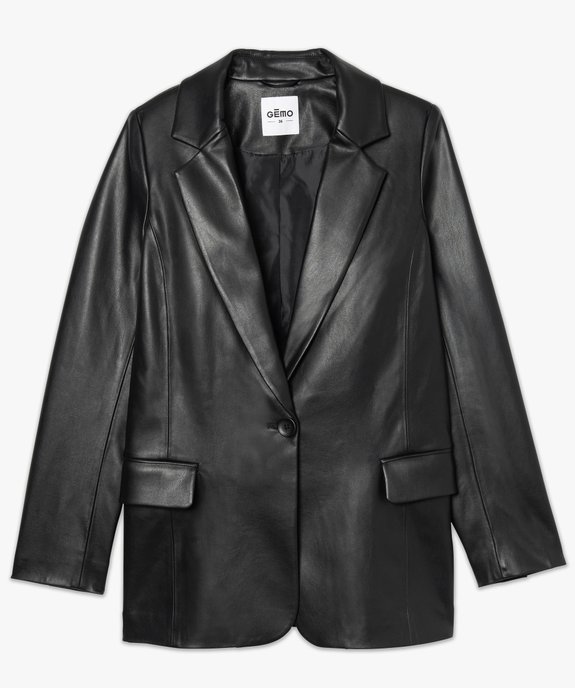 Veste femme coupe blazer en matière synthétique vue4 - GEMO(FEMME PAP) - GEMO