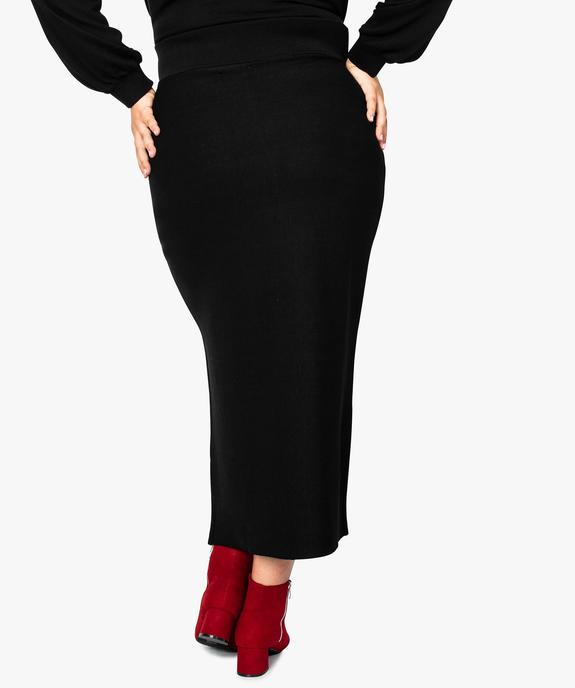 Jupe femme longue en maille - Gémo x Lalaa Misaki vue3 - GEMO (G TAILLE) - GEMO