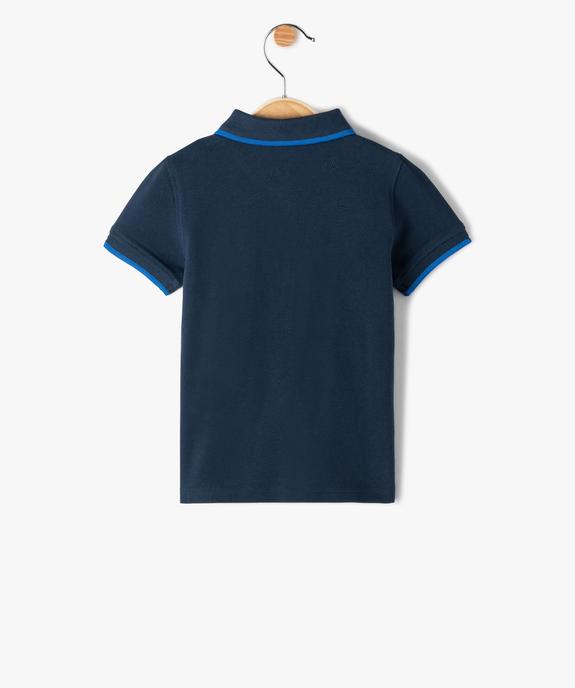 Polo bébé garçon à manches courtes - LuluCastagnette vue3 - LULUCASTAGNETTE - GEMO