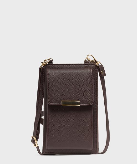 Pochette smartphone et portefeuille 2-en-1 femme vue1 - GEMO (ACCESS) - GEMO