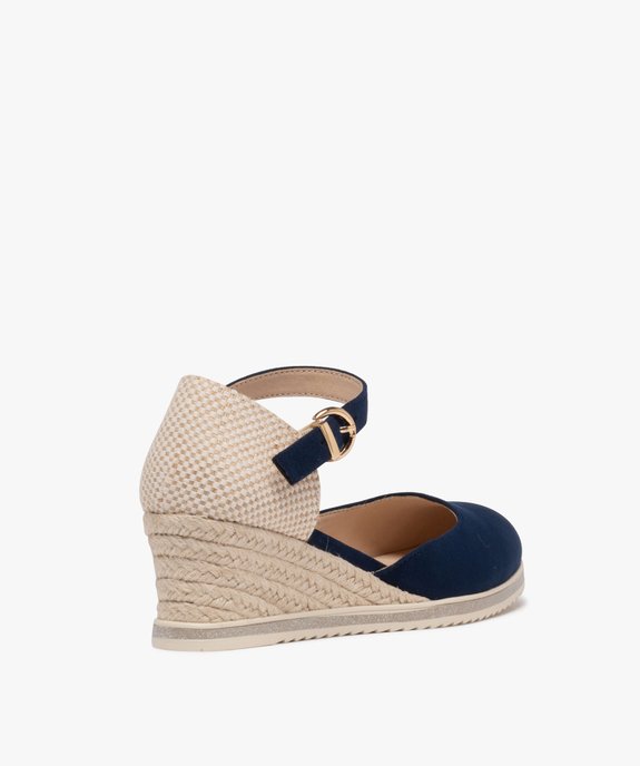 Sandale avec talon compensé en corde femme - Valentina Baldano vue4 - VALENTINA BALDANO GEMO FORGOOD - GEMO