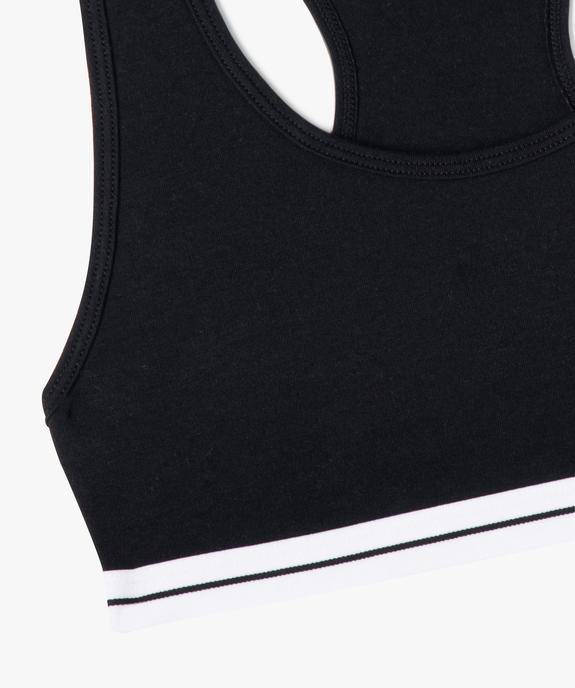 Brassière avec dos nageur fille vue4 - GEMO 4G FILLE - GEMO