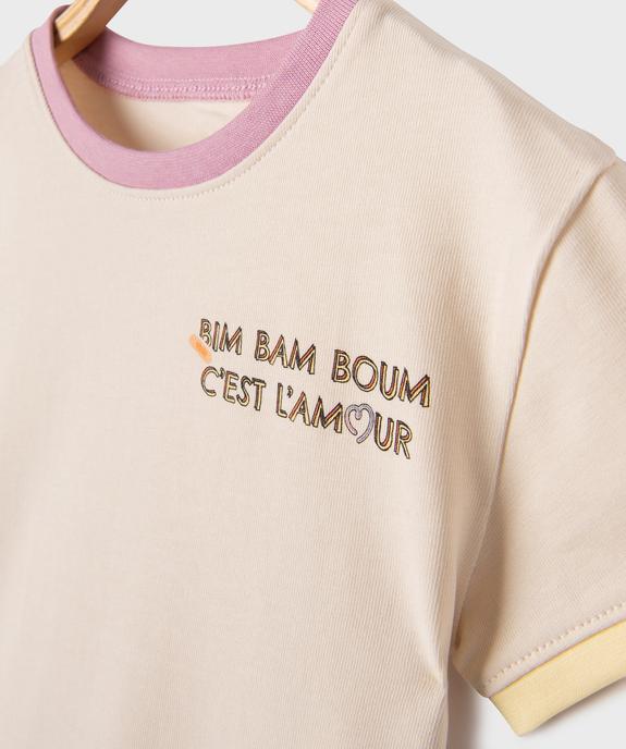 Tee-shirt manches courtes imprimé dans le dos bébé - Gémo x Maëva vue3 - GEMO 4G BEBE - GEMO