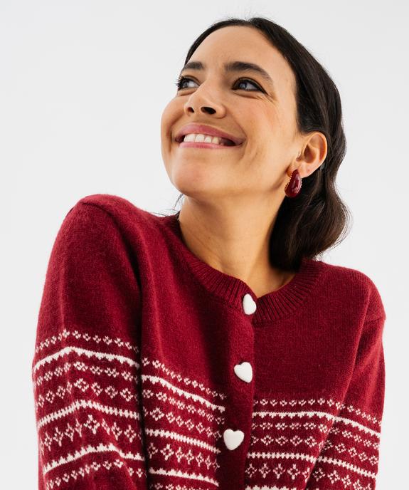 Pull à col polo femme vue4 - GEMO(FEMME PAP) - GEMO