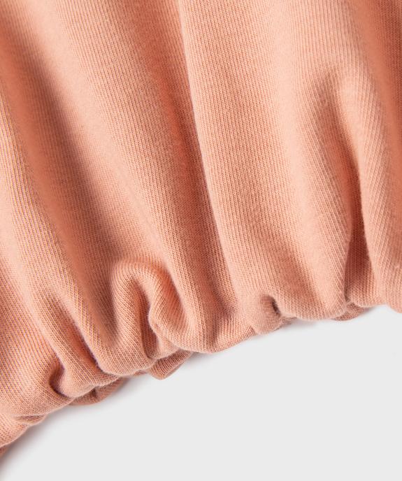 Sweat large resserré dans le bas fille vue2 - GEMO 4G FILLE - GEMO