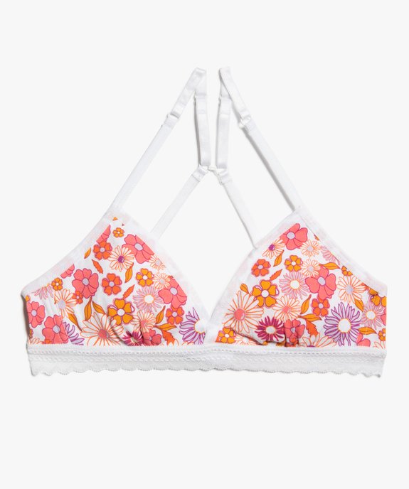 Soutien-gorge triangle spécial dos nageur fille vue1 - GEMO 4G FILLE - GEMO