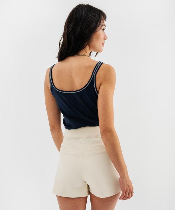 Débardeur à doubles bretelles fille - LuluCastagnette X Alizée vue5 - LULU CASTAGNETTE G4G D - GEMO