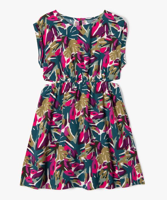 Robe fille imprimée avec ouvertures à la taille vue1 - GEMO (ENFANT) - GEMO