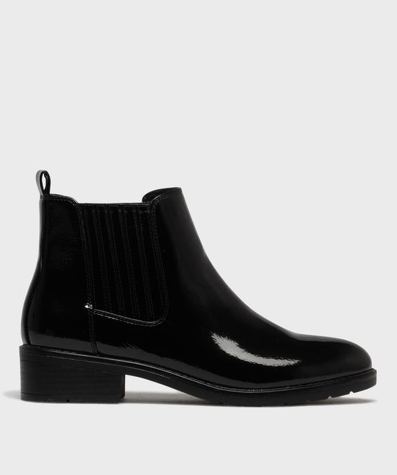 Boots Chelsea vernis femme - Valentina Baldano vue1 - VALENTINA BALDA - GEMO