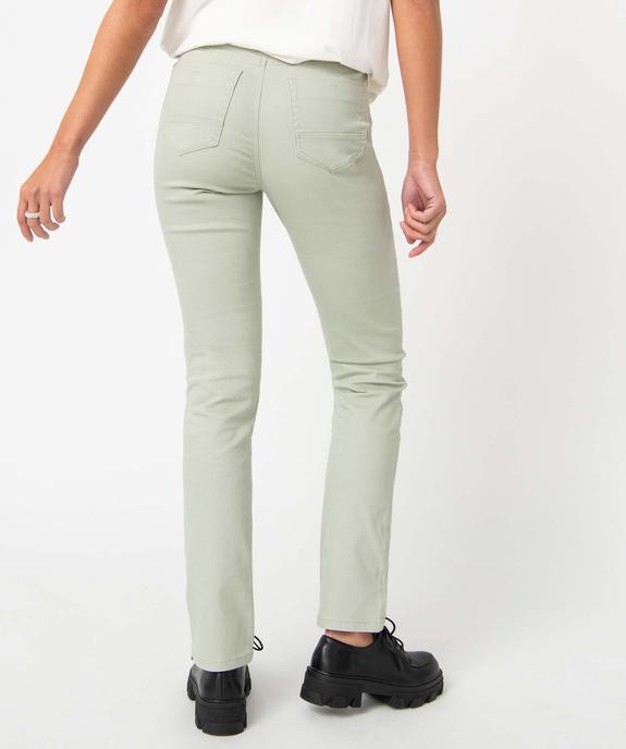 Pantalon coupe Regular taille normale femme vue3 - GEMO 4G FEMME - GEMO
