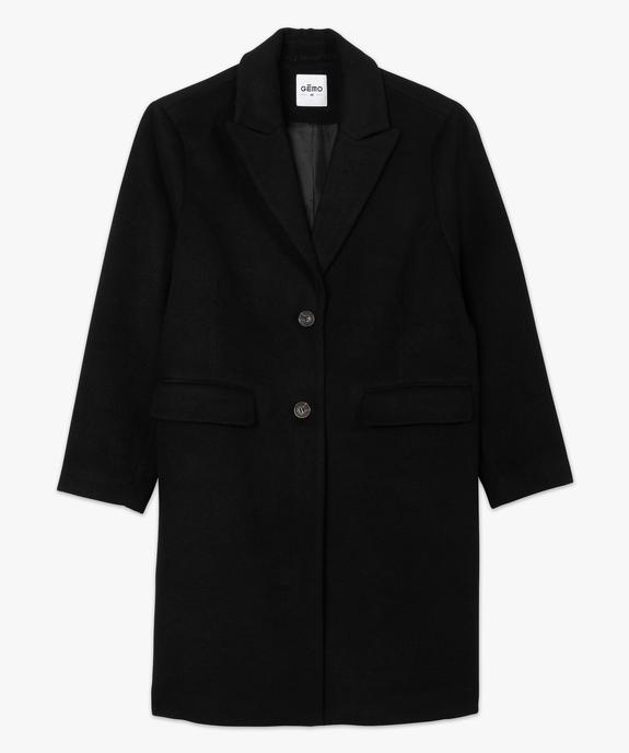 Manteau femme grande taille mi-long uni vue4 - GEMO (G TAILLE) - GEMO
