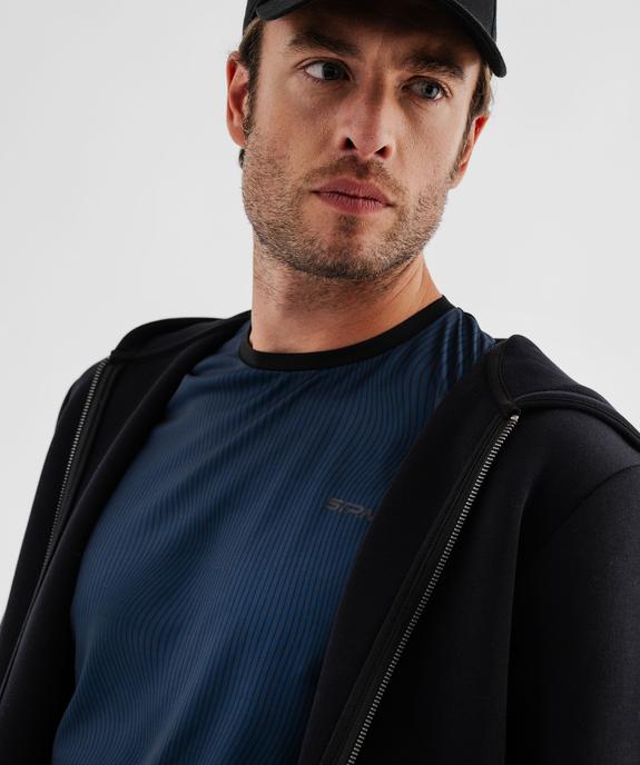 Sweat zippé à capuche homme vue5 - GEMO (HOMME) - GEMO