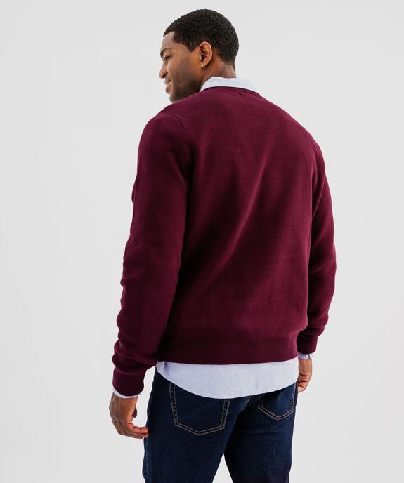 Pull en coton à col rond homme vue5 - GEMO (HOMME) - GEMO