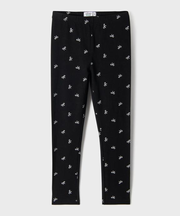 Legging imprimé en maille fine fille vue1 - GEMO 4G FILLE - GEMO