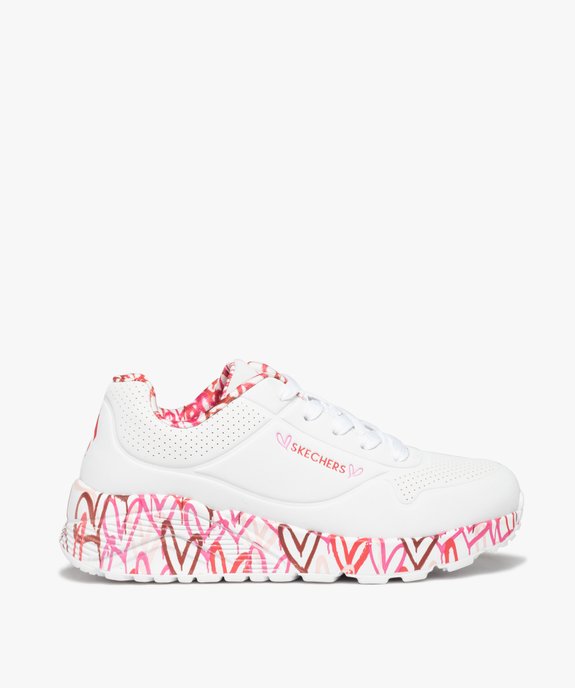Baskets fille à semelle extra épaisse imprimée cœurs - Skechers X James Goldcrown vue1 - SKECHERS - GEMO