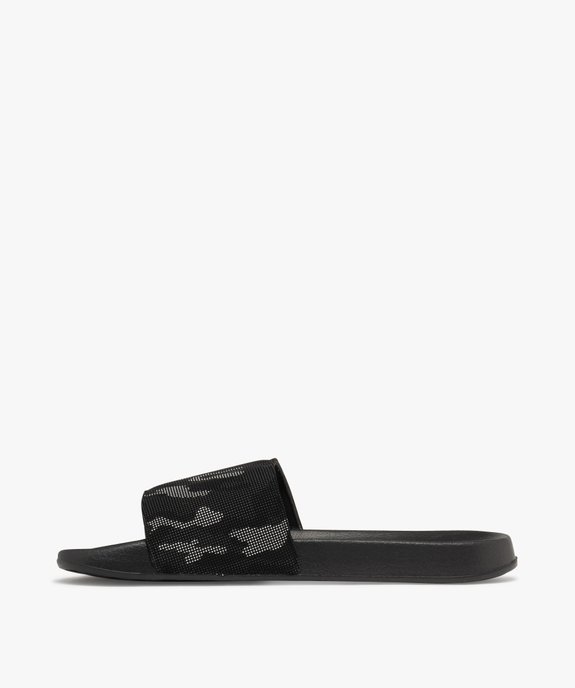 Mules de piscine à motif camouflage garçon vue3 - GEMO (PLAGE) - GEMO