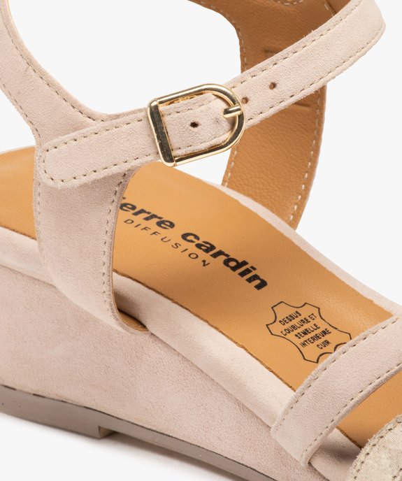 Sandales femme à talon dessus cuir brillant – Pierre Cardin vue6 - PIERRE CARDIN DIFFUSION - GEMO