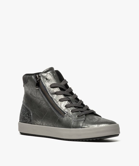 Baskets montantes pour femme au coloris irisé - Geox vue2 - GEOX - GEMO
