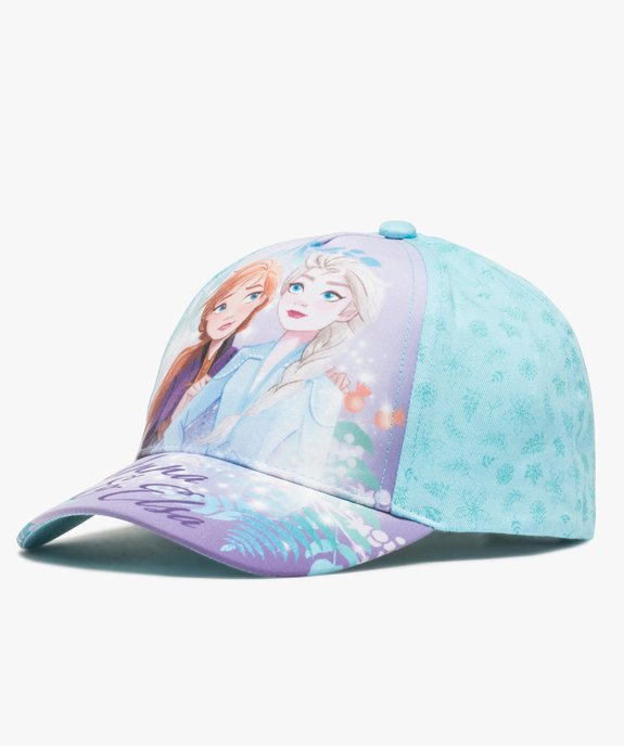 Casquette fille avec motif sur l’avant – La Reine des Neiges vue1 - REINE DES NEIGE - GEMO
