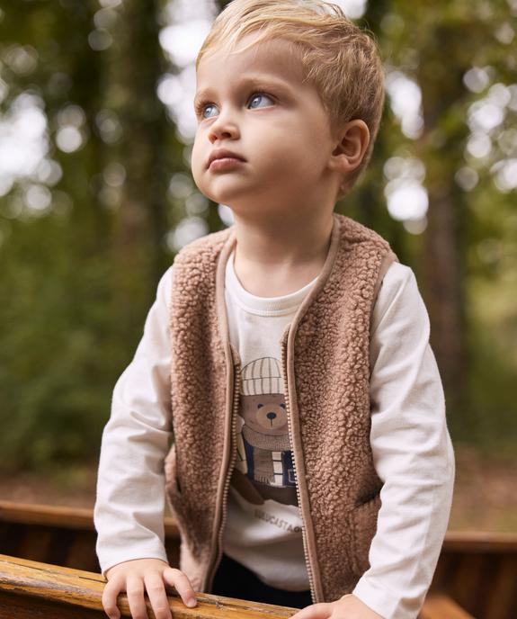 Ensemble 2 pièces tee-shirt + gilet bébé garçon - LuluCastagnette vue1 - LULUCASTAGNETTE - GEMO